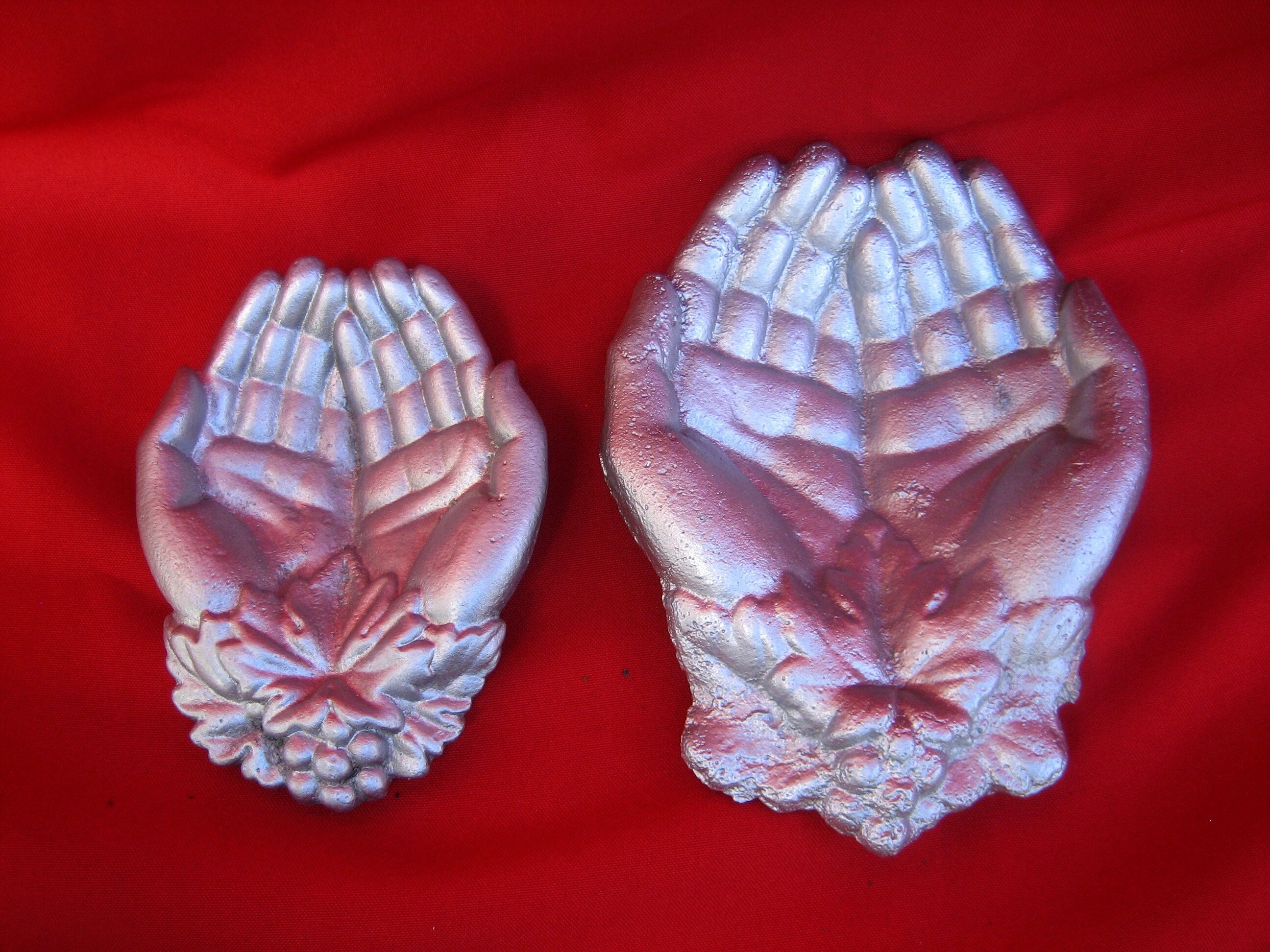 Antique Ashtrays Male and Female Palms. Vintage Ashtrays. Etsy