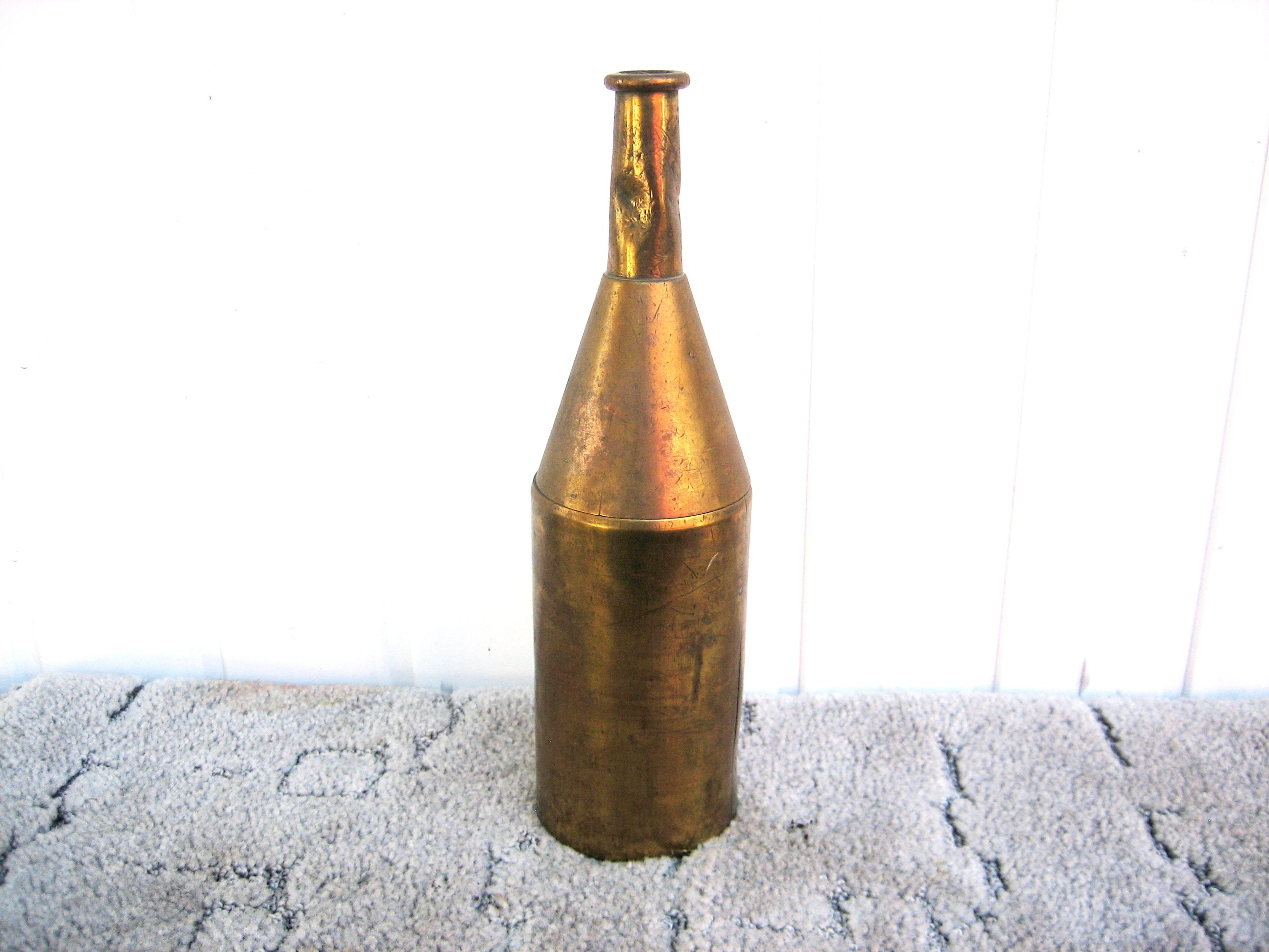 Antique bronze bottle of the 19th century of the Russian Etsy