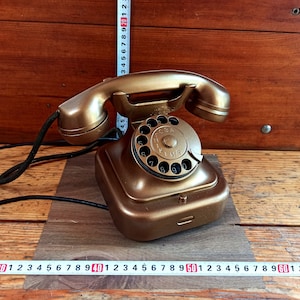 Vintage desk phone from the 50s. Vintage telephones. Antique telephone. Antique gift.