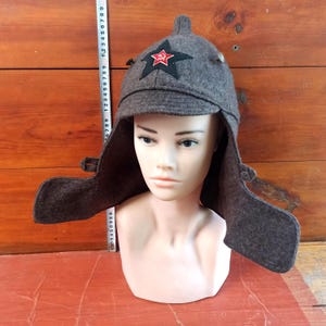 Red Army Budenovka Hat: USSR Military Cap, Movie Prop (1918 Copy)