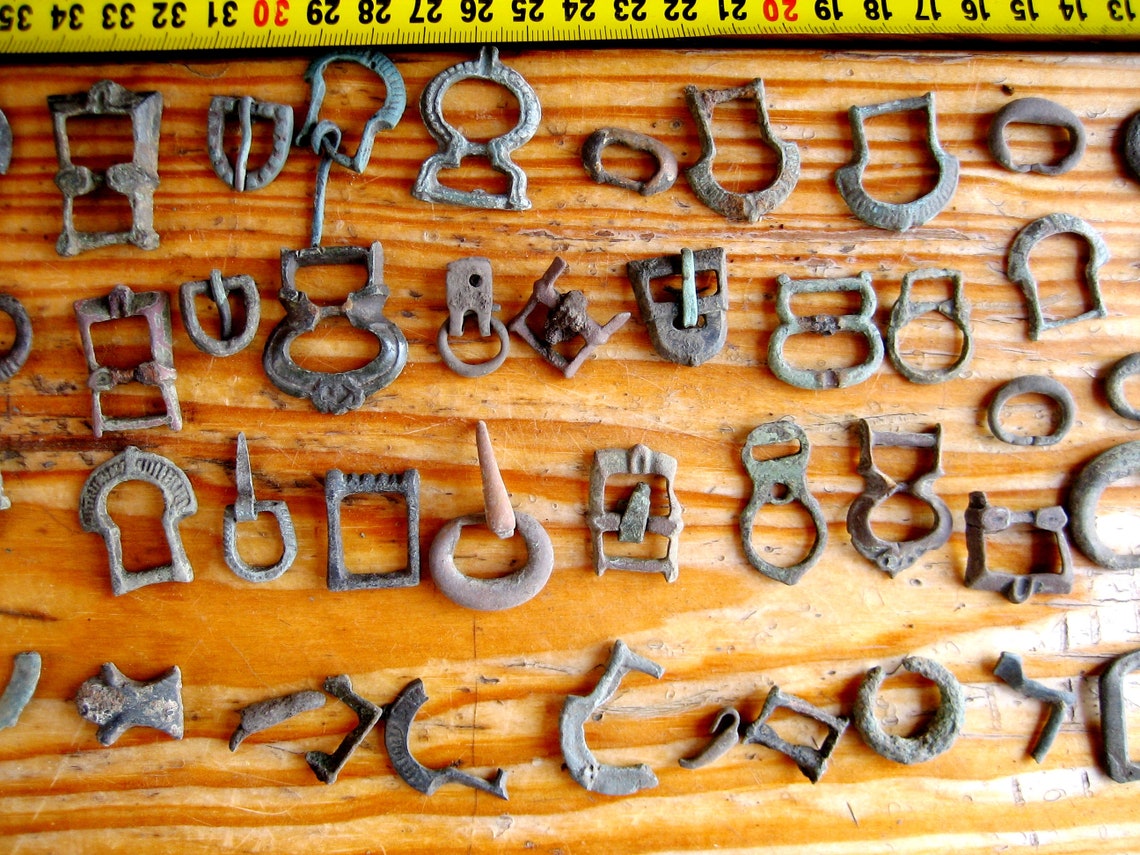 Ancient bronze fasteners decorations for clothes warriors Etsy