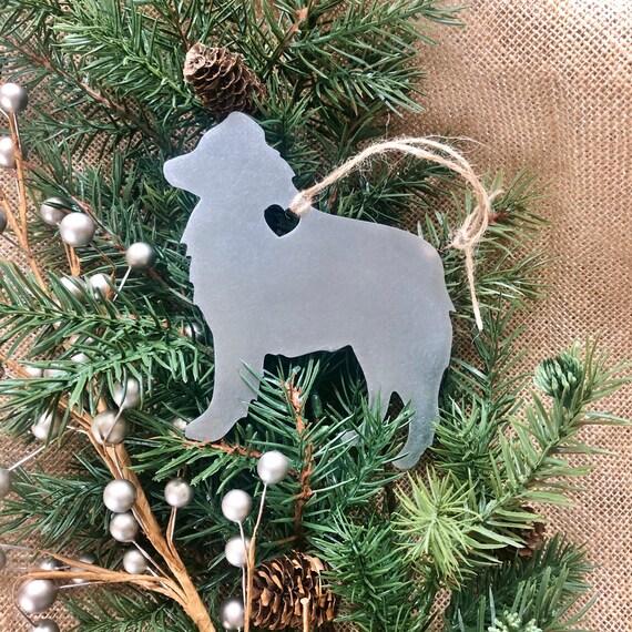 Mini australian shepherd christmas ornament Clearance