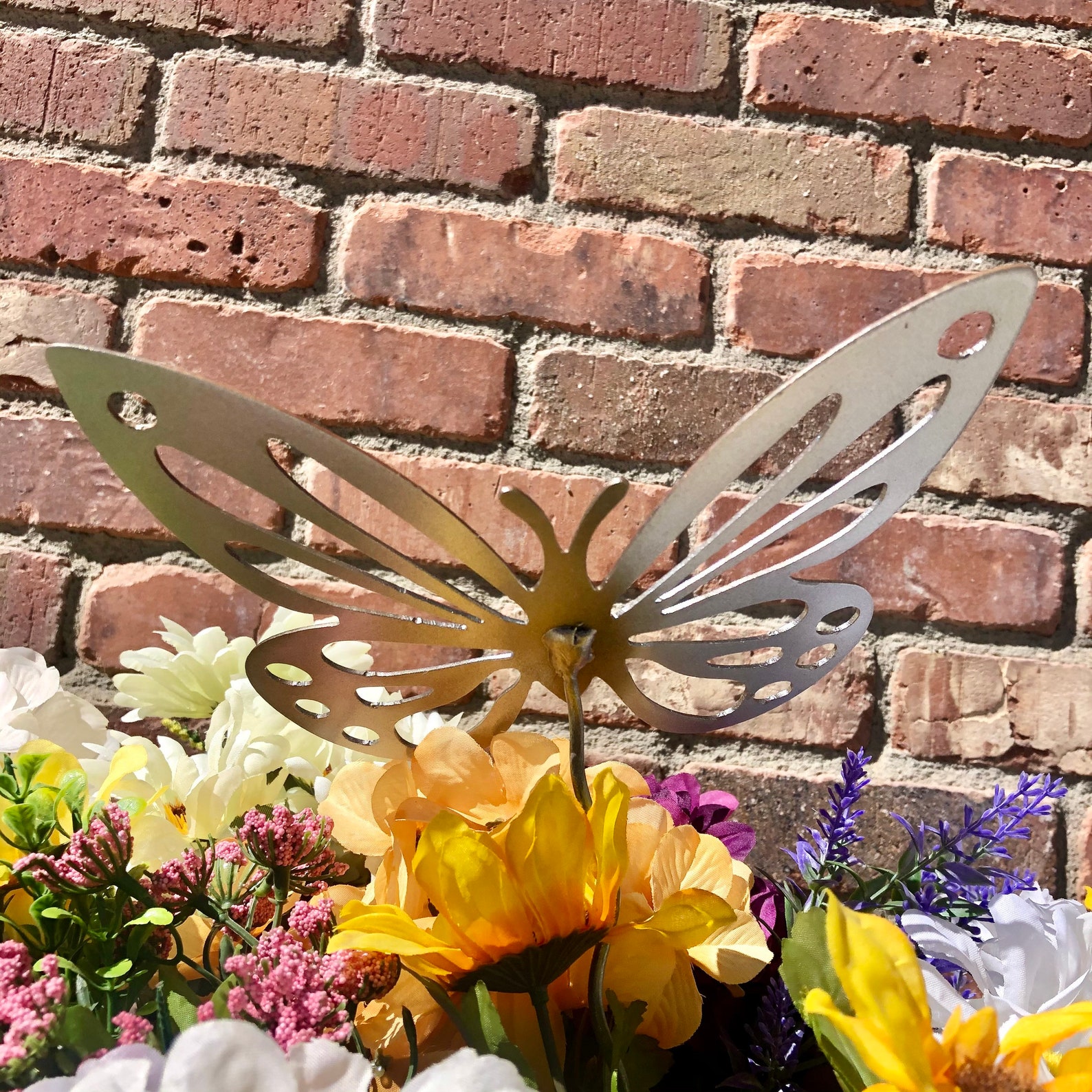 Yard Art Butterfly Yard Art Garden Decoration Etsy
