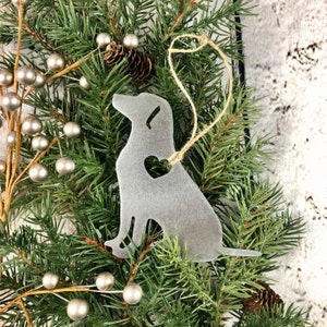 Labrador Dog Christmas Ornament Metal - Lab Owners Perfect Gift