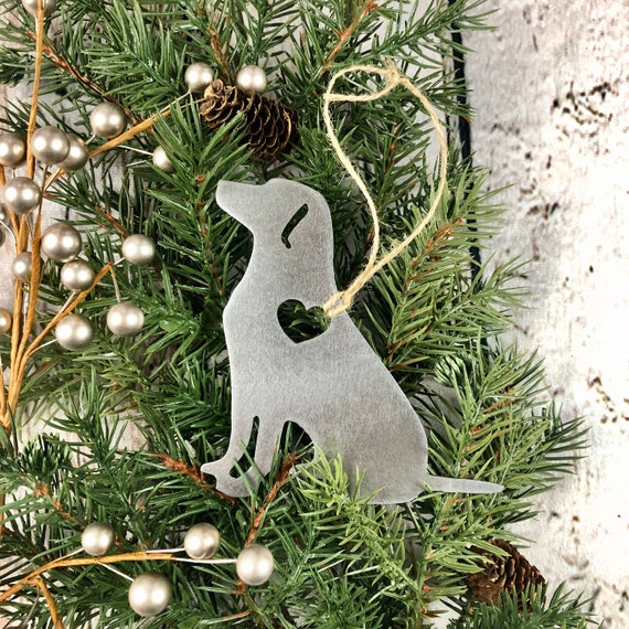 Labrador Dog Christmas Ornament Metal Lab Owners Perfect Etsy