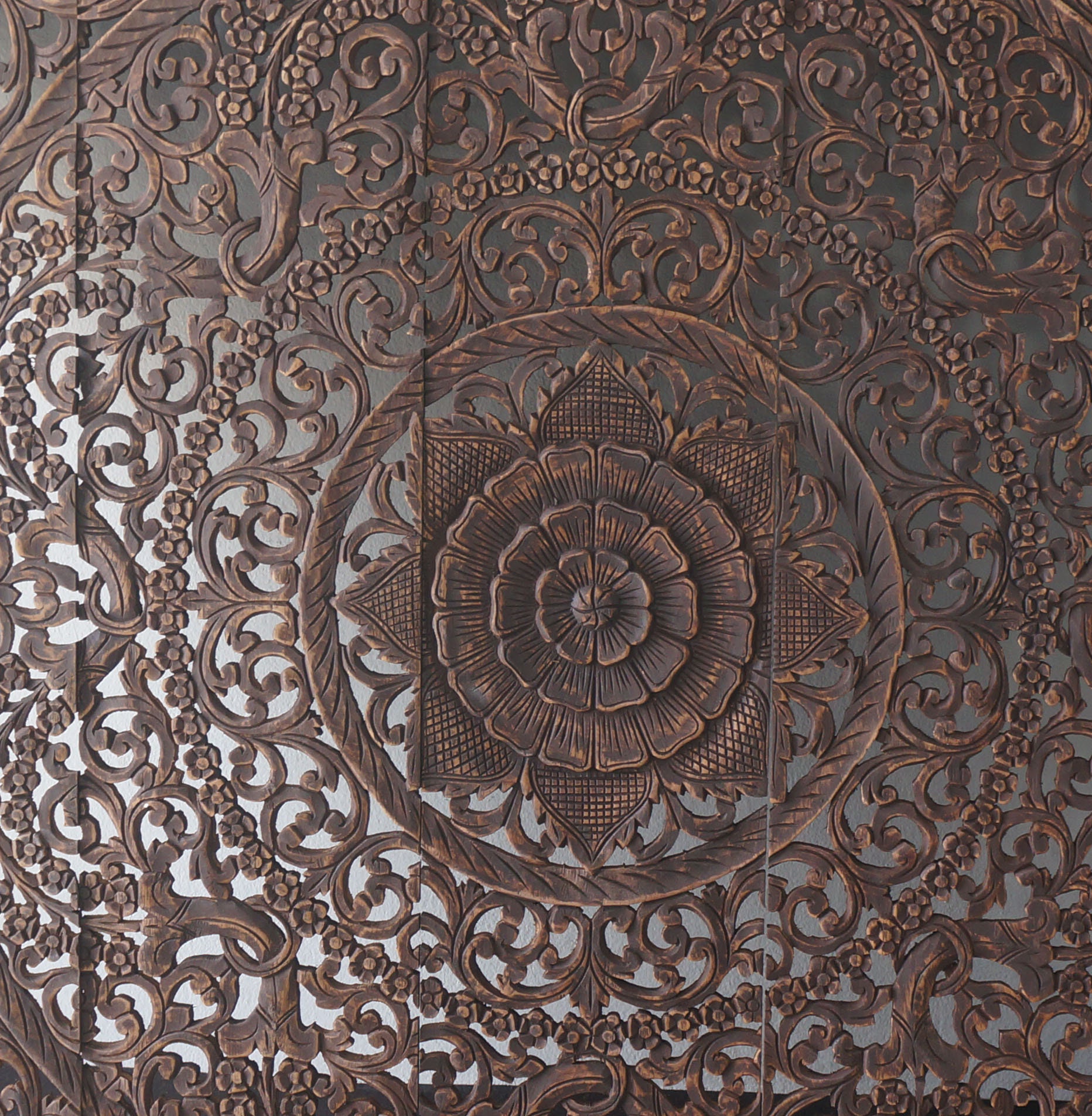 Mandala Headboard Queen Wall Hanging Wall Art Decor wood Etsy