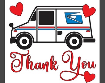 Free Free 332 Mail Truck Thank You Svg Free SVG PNG EPS DXF File