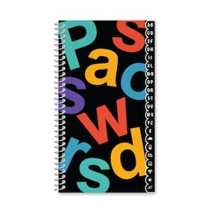 1234567890.: Internet password logbook organizer - With alphabetical  tabbed pages - Vault to keep your personal data safe (username and  password) 