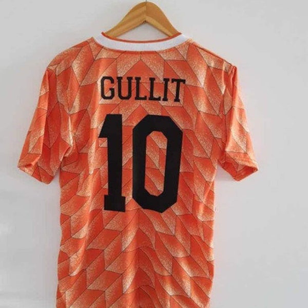 Retro Netherlands Home Gullit #10 1988 Retro Jersey | Best Seller Vintage Jersey