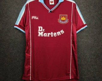 Brand New Retro West Ham Home 1999-2001 JERSEY KIT SHIRT / Jersey