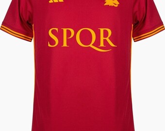 Nouveau maillot Roma SPQR domicile 2023 - Sponsor du maillot SPQR 22-23