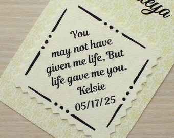 Step dad gift on wedding day personalized stepdad tie patch