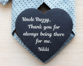 Custom tie patch personalized patch for unce godfather pastor brother stepfather gnandpa father in law
