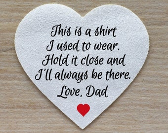 Personalized memory pillow or bear patch custom memorial patch  iron on or sew on heart shape 2,8"