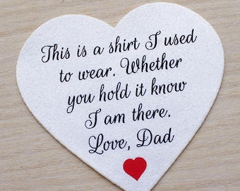 Personalized memory patch for shirt pillow  heart shaped memory patch iron on