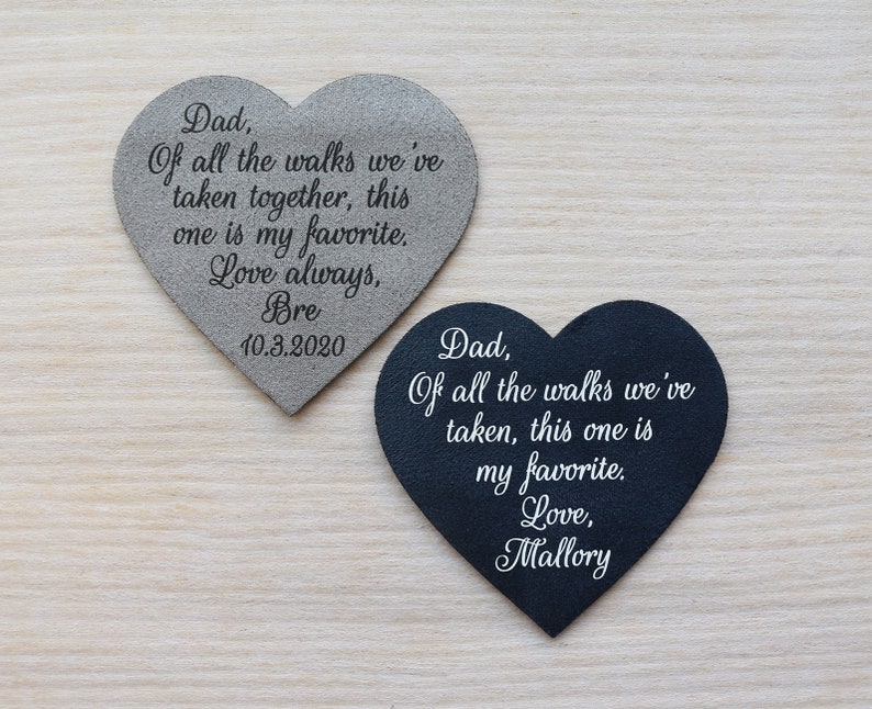 Tie patch for dad personalized gift from daughter for father of the bride Always your little girl