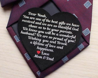 For Son Wedding Gift from Mom and Dad