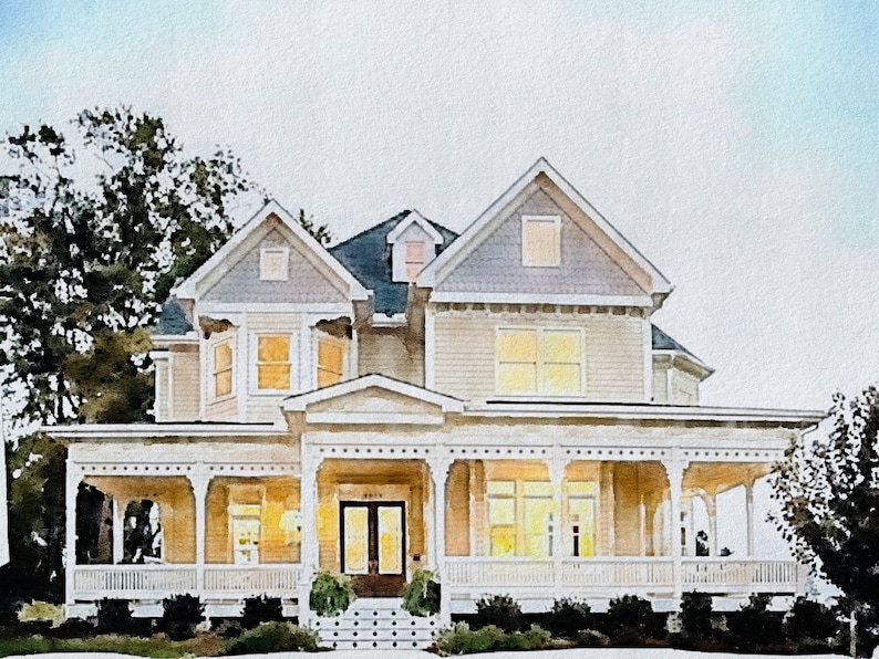 Housewarming Gift New Home Gift,Personalized Digital Art Print