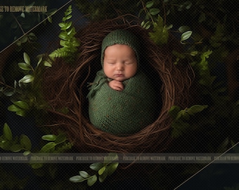 Newborn nest digital background, newborn nest backdrop, newborn digital, newborn nest, newborn prop, newborn nest from above