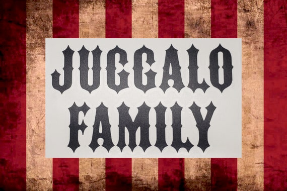 Juggalo Family Vinyl Decal Choose Size/color Juggalo - Etsy Australia