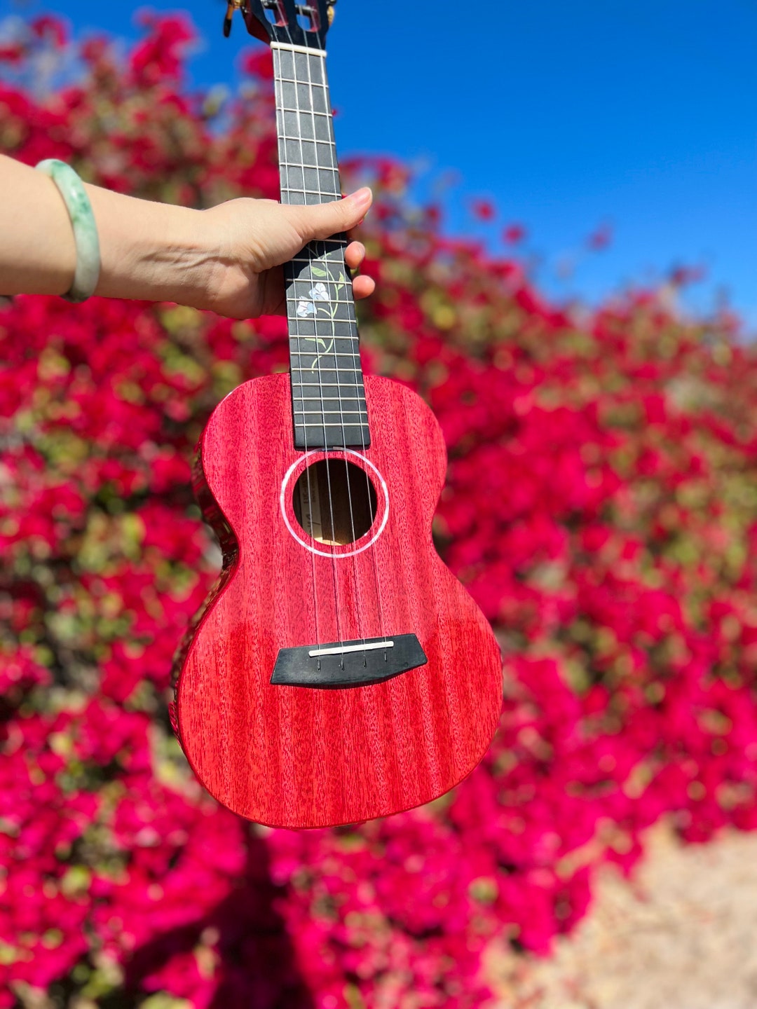 Bougainvillea Enya Ukulele Bernadette Signature Ukulele Etsy