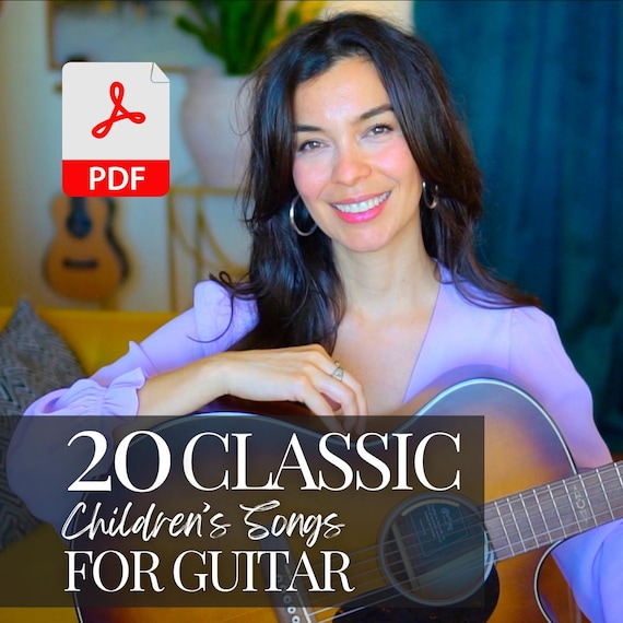 20 Easy Songs for Kids to Sing, Strum & Play: GUITAR Chord Songbook PDF
