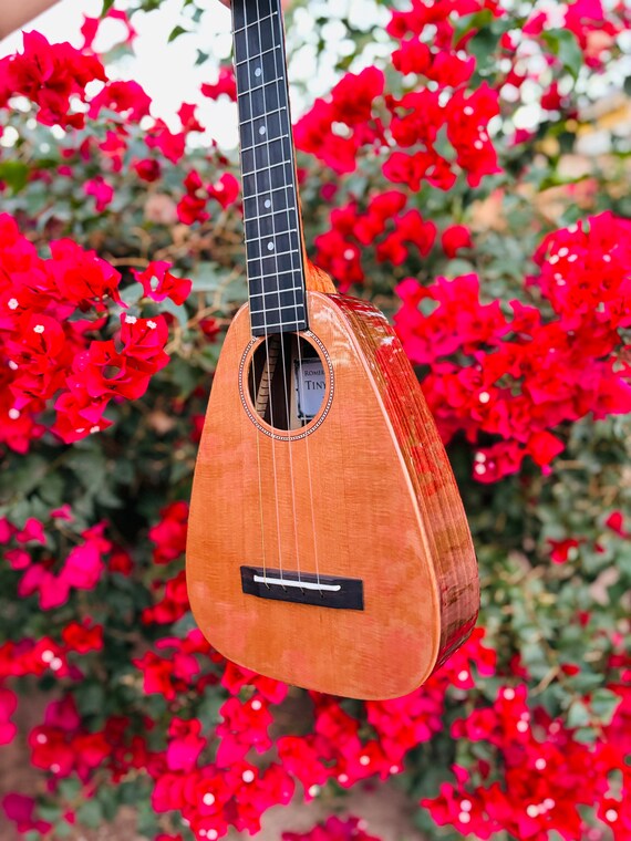Romero Creations Vibrante Tiny Tenor Cedar | Low G Solid Cedar Ukulele Bundle