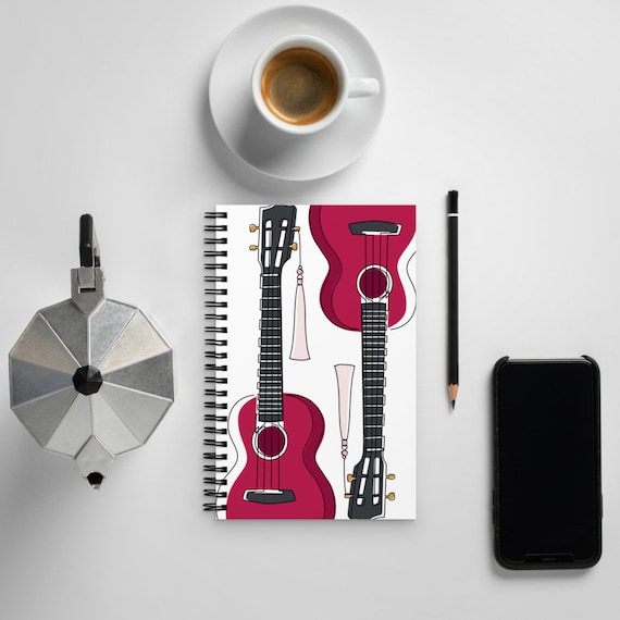 Bernadette Signature Ukulele Spiral Journal | Ukulele Notebook