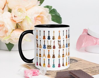 All Ukes! 11 oz. Ukuleandia Mug with Color Inside