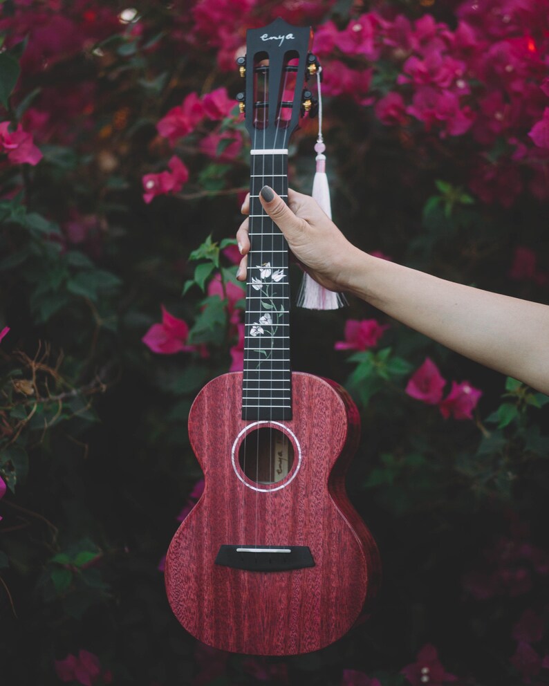 Bougainvillea Enya Ukulele Bernadette Signature Ukulele Etsy