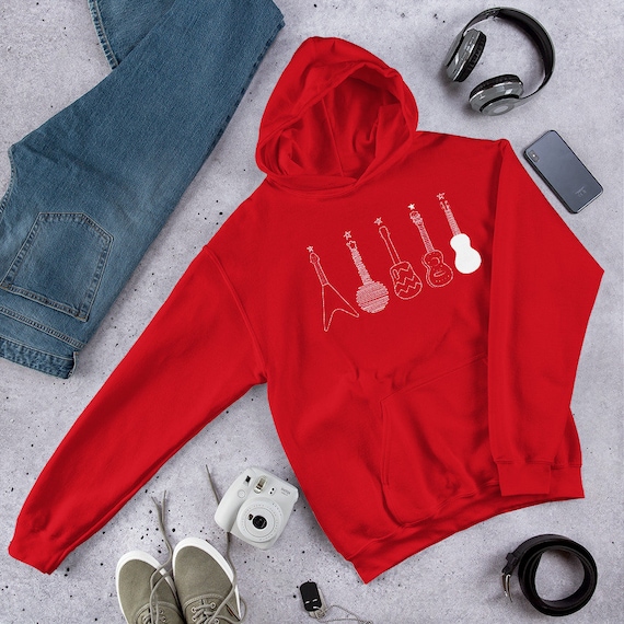 Cozy Ukulele Christmas Unisex Hoodie