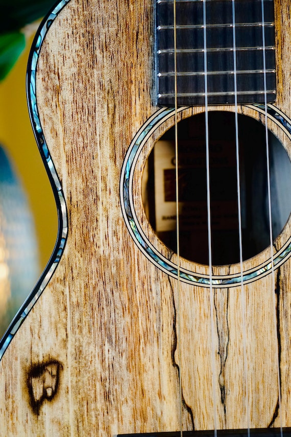 One-of-a-Kind Solid Mango Wood Signature Romero Tenor Ukulele Bundle