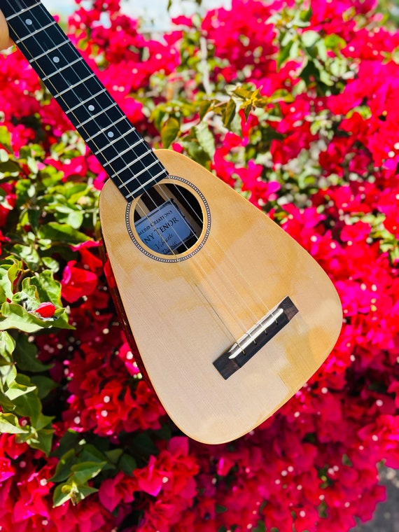 Gorgeous "Vibrante" Tiny Tenor Ukulele BUNDLE