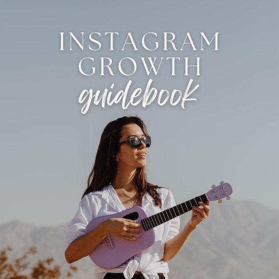 Instagram Growth Guidebook - Grow Your Audience Today (Ebook) Instant Download