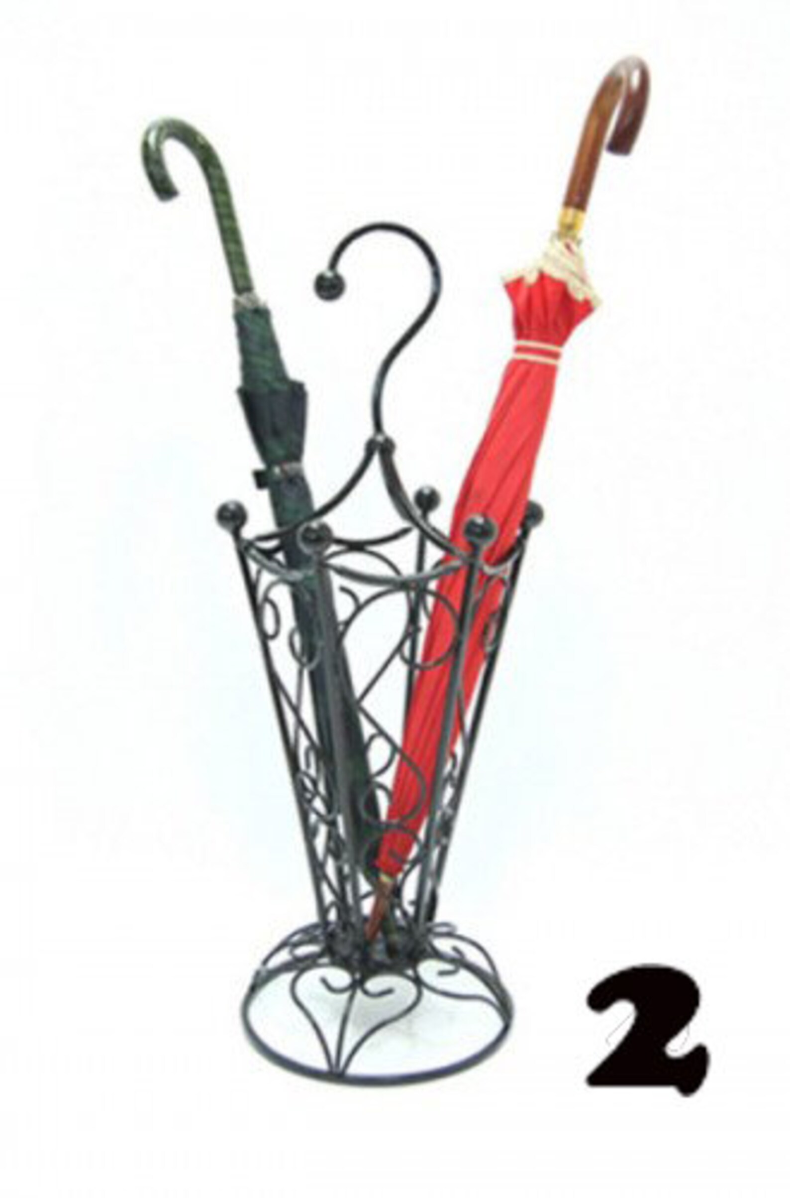 Vintage umbrella stand metal wrought iron Ukrainian craftsmen Etsy