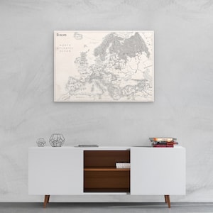 Europa kaart Lord of the Ring-stijl