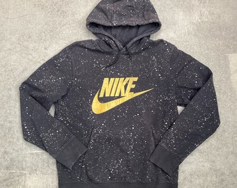 Vintage Nike Black Splatter Hoodie
