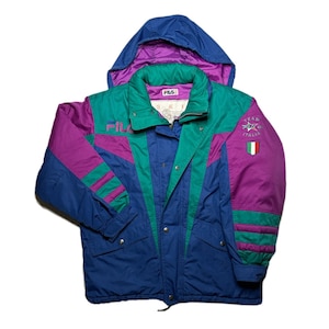 Fila uo exclusive colorblock ski jacket sales