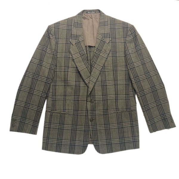 Vintage Giorgio Armani Checked Jacket | 90s