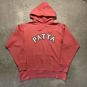 Patta biker logo hoodie hot sale