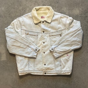 Vintage Roy Rogers Light Denim Sherpa lined Trucker Jacket
