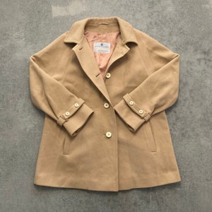 Vintage Aquascutum Camel Coat | 80s