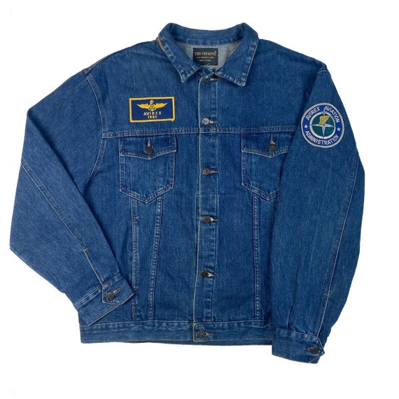 avirex jeans jacket