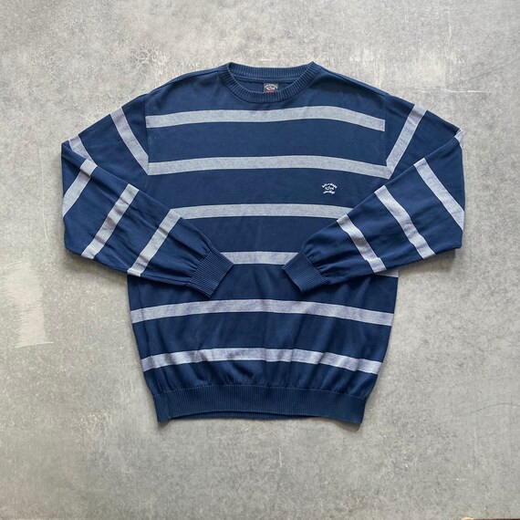 paul and shark striped jumper