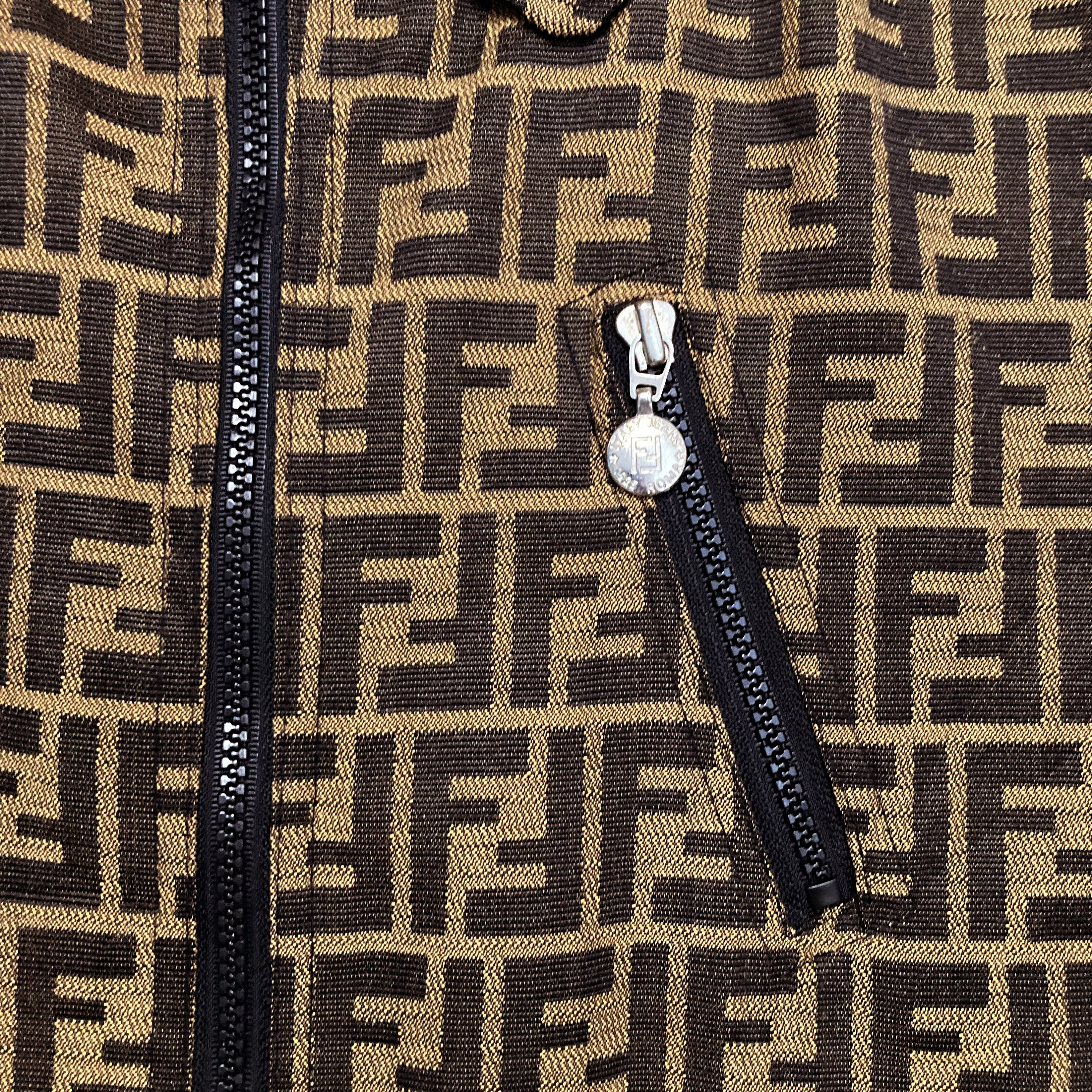 Vintage Fendi Zucca Reversible Coach Jacket | 90s - Etsy