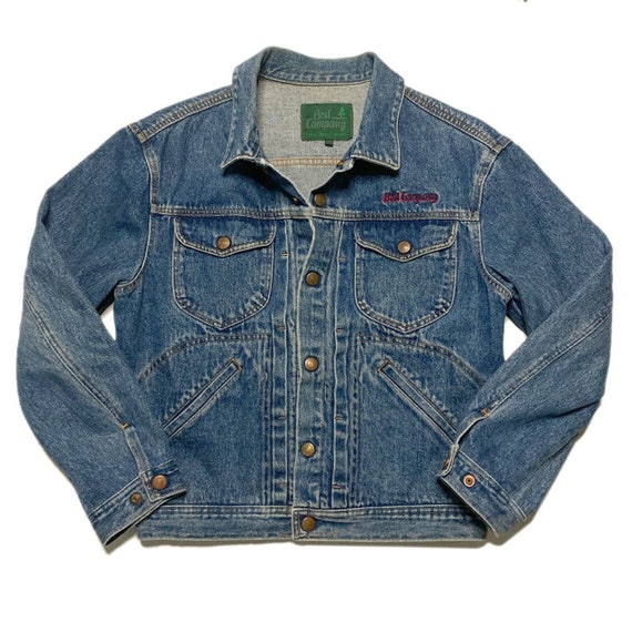 Vintage 80s Stonewashed Denim Jacket - Cropped Boxy Fit - Etsy