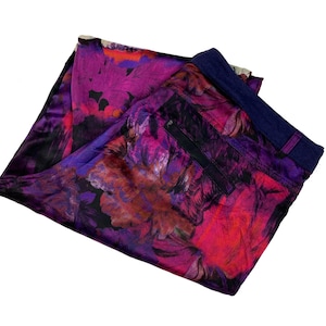 Vintage Hugo Boss Orange Label Silk Blend Floral Trousers