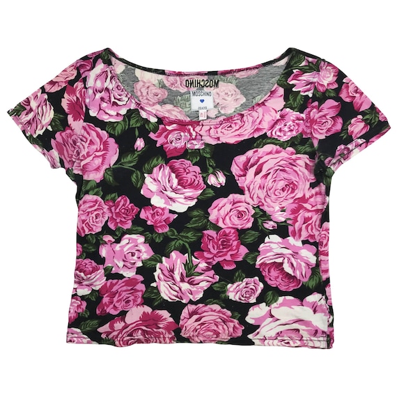 Vintage Women's Moschino Crop Top