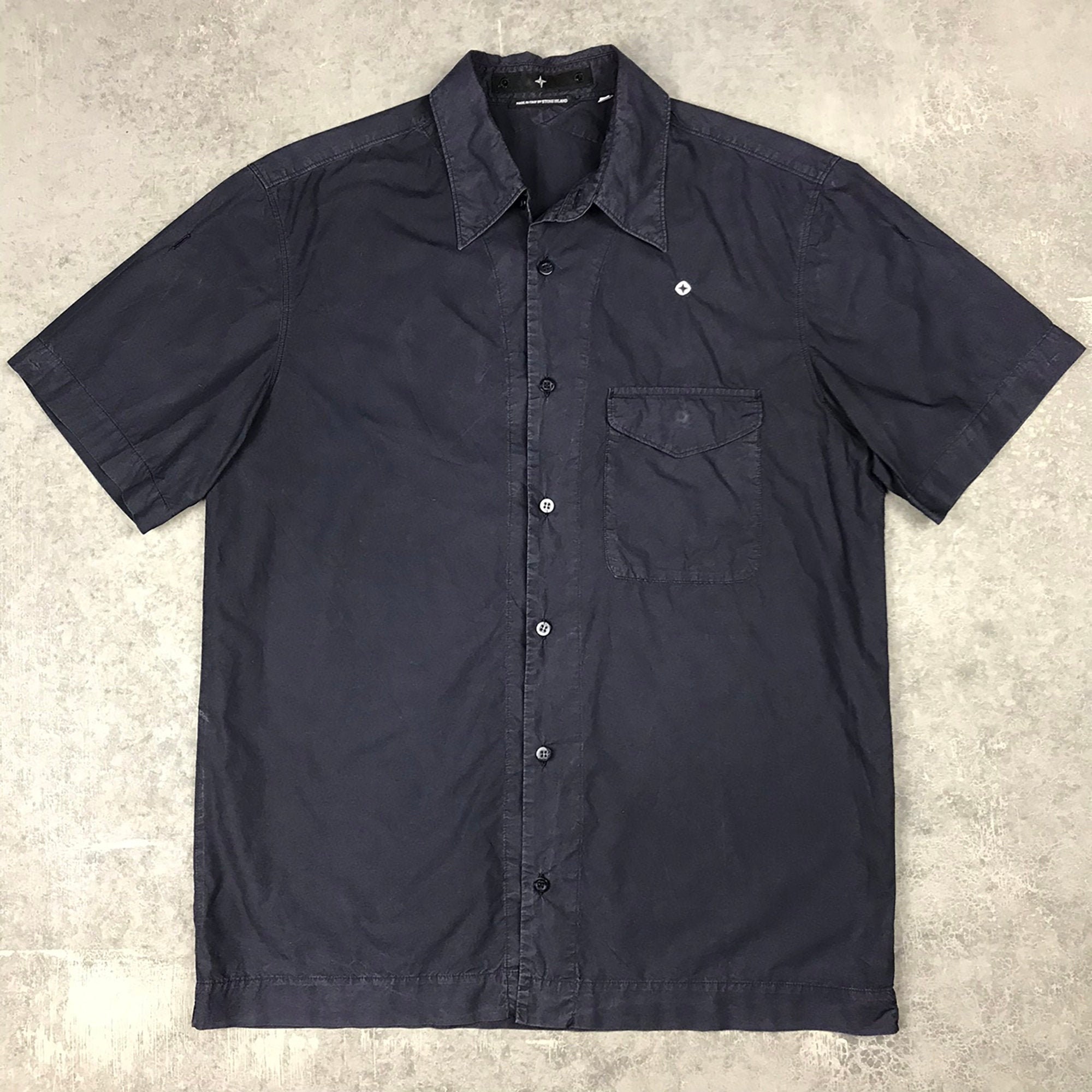 Image of Vintage Stone Island Denims Shirt Navy