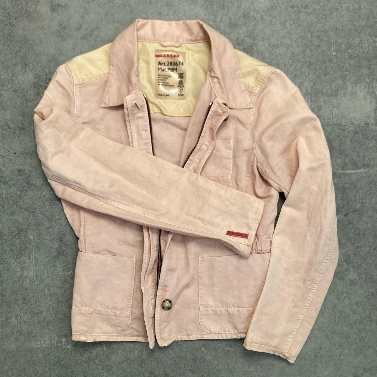 ジャケット・アウター 00SS PRADA SPORT Pink Nylon Moto Jacket 00SS PRADA SPORT Pink Nylon Moto Jacket - メルカリ